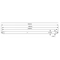 RADIUM Tubo LED T5 DC-TUBE LED T5 NEO® 49/80 840/G5 - 1449MM mate G5 33,9W 6200lm 4000K 220° CRI 80-89 regulable