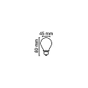 RADIUM Filamento luminoso en forma de gota ESSENCE DROP D40 827/F conmutable D40 mate E14 4,2W 470lm 2700K 330° CRI 80-89 