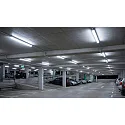 RADIUM damp-proof luminaire STAR 1200/840 PS THRW 150LM/W switchable, multipower, wired through IP66, white 