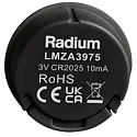 remote control REMOTE RF DOT 1ZONE BLACK 1-fold, cylindrical, with output for radio control signal (RF)