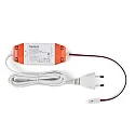 LED driver EASY CONNECT 24V DC - 30W EURO PLUG with plug, current constant, static, orange, white