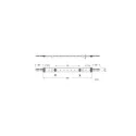 Radium Outdoor LED Strip RaLED Star 400 Waterproof, IP67, 24Vdc, 70 LED/m, 3.6W/m 2700K 720lm/m 120°, customizable x 1cm