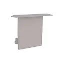 Endcap for Radium Aluminum Wing profile MEDIUM WING, plastic, light gray