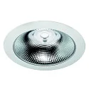 Luz downlight GLAN XS Ø 175MM Plug&Play rígido, CCT Switch, UGR < 19, multipower IP20, aluminio, blanco 