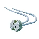 Portabombilla G4-GY6.35 2 polos, universal, blanco