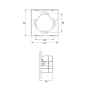 Rutec Controlador DMX DMX TOUCHPANEL / 4 ZONE SINGLE COLOUR