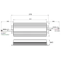 Rutec Alimentador LED 24V, 100-300W DIM, IP67