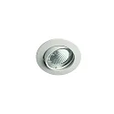 Luminaria empotrable para techos MR16 giratorio IP20, recubrimiento con polvo, blanco