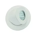 Luz downlight GU10 redondo, giratorio GU10 IP20, blanco mate