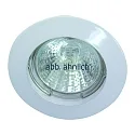 Luminaria empotrable MR16 rígido IP20, mate, blanco