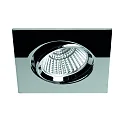 Luminaria empotrable para techos BAN COB giratorio, cuadrado, corriente constante IP40, cromo regulable
