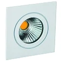 Luminaria de techo para exteriores CIRDAN COB rígido, cuadrado IP55, blanco regulable