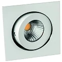 recessed luminaire RINCA COB swivelling, rotatable, current constant IP20, white dimmable 8W 694lm 2700K 25° CRI 90-100