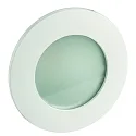 Luminaria empotrable para techos CALINA COB redondo, rígido IP54, ópalo, blanco, barnizado regulable