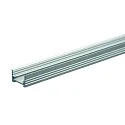 Perfil en U UP18/12 / 2M, aluminio eloxado