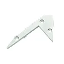 Tapa final STARI PROFILE DIRECT SP49/25 izquierdo, aluminio