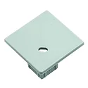 Tapa final EP30/30 angular, versión incorporada, con posibilidad de alimentación, aluminio