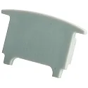 Tapa final COLLAR PROFILE HIGH alto, cerrado, aluminio