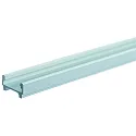 Perfil en U FLAT 23/12 - 2M plano, aluminio eloxado