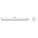 Rutec Projekt Barra luminosa VARDAFLEX NINQE DOUBLE - FRIDGE&FREEZER - 930MM rígido, conmutable IP54