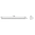 Rutec Projekt Barra luminosa VARDAFLEX NINQE DOUBLE - FRIDGE&FREEZER - 1180MM rígido, conmutable IP54