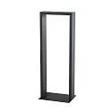 Lámpara solar recargable AXIS MAXI con sensor IP65, gris grafito
