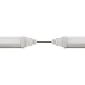 SIGOR Luminaria para locales húmedos TRICOLOUR IP65, blanco 