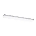 ceiling luminaire PLANK IP54, silver dimmable