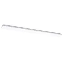ceiling luminaire PLANK IP54, silver dimmable