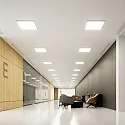 SIGOR Panel de LED FLED 62X62 versión de montaje en superficie, 36W 3600lm 3000K 120° 120° CRI 80