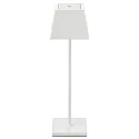 battery table lamp NUINDIE square, CCT Switch, dimmable IP54, snow white dimmable