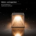 SIGOR battery table lamp NUTALIS 10X10CM cube shape, CCT Switch, with touch dimmer, with charger IP54, snow white dimmable