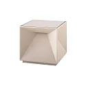 SIGOR battery table lamp NUTALIS 10X10CM cube shape, CCT Switch, with touch dimmer, with charger IP54, dune beige dimmable