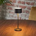 SIGOR battery table lamp VELUNA up / down, CCT Switch, set of 1, with touch dimmer IP44, night black dimmable