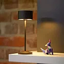 SIGOR battery table lamp VELUNA up / down, CCT Switch, set of 1, with touch dimmer IP44, night black dimmable