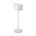 battery table lamp VELUNA up / down, CCT Switch, set of 1, with touch dimmer IP44, snow white dimmable
