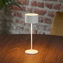 SIGOR battery table lamp VELUNA up / down, CCT Switch, set of 1, with touch dimmer IP44, snow white dimmable