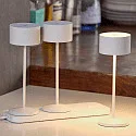 SIGOR battery table lamp VELUNA up / down, CCT Switch, set of 3, with touch dimmer IP44, snow white dimmable