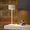SIGOR battery table lamp VELUNA up / down, CCT Switch, set of 3, with touch dimmer IP44, snow white dimmable