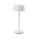 battery table lamp FACETTA down, CCT Switch, set of 1, with touch dimmer IP44, snow white dimmable
