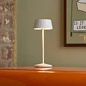 SIGOR battery table lamp FACETTA down, CCT Switch, set of 1, with touch dimmer IP44, snow white dimmable