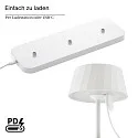 SIGOR battery table lamp FACETTA down, CCT Switch, set of 3, with touch dimmer IP44, snow white dimmable