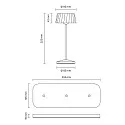 SIGOR battery table lamp FACETTA down, CCT Switch, set of 3, with touch dimmer IP44, dune beige dimmable