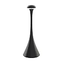 battery table lamp NUDROP CCT Switch, with touch dimmer IP54, night black dimmable