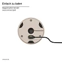 SIGOR Lámpara de mesa a pilas NUDROP CCT Switch, con regulador táctil IP54, beige duna regulable