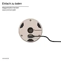 SIGOR Lámpara de mesa a pilas NUDROP MINI CCT Switch, con regulador táctil IP54, beige duna regulable