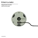 SIGOR Lámpara de mesa a pilas NUDROP MINI CCT Switch, con regulador táctil IP54, verde salvia regulable