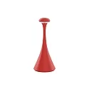 battery table lamp NUDROP MINI CCT Switch, with touch dimmer IP54, fire red dimmable