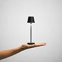 SIGOR battery table lamp NUINDIE POCKET USB-C up / down, with USB connection, CCT Switch, with touch dimmer IP54, night black dimmable