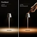SIGOR battery table lamp NUINDIE POCKET USB-C up / down, with USB connection, CCT Switch, with touch dimmer IP54, snow white dimmable